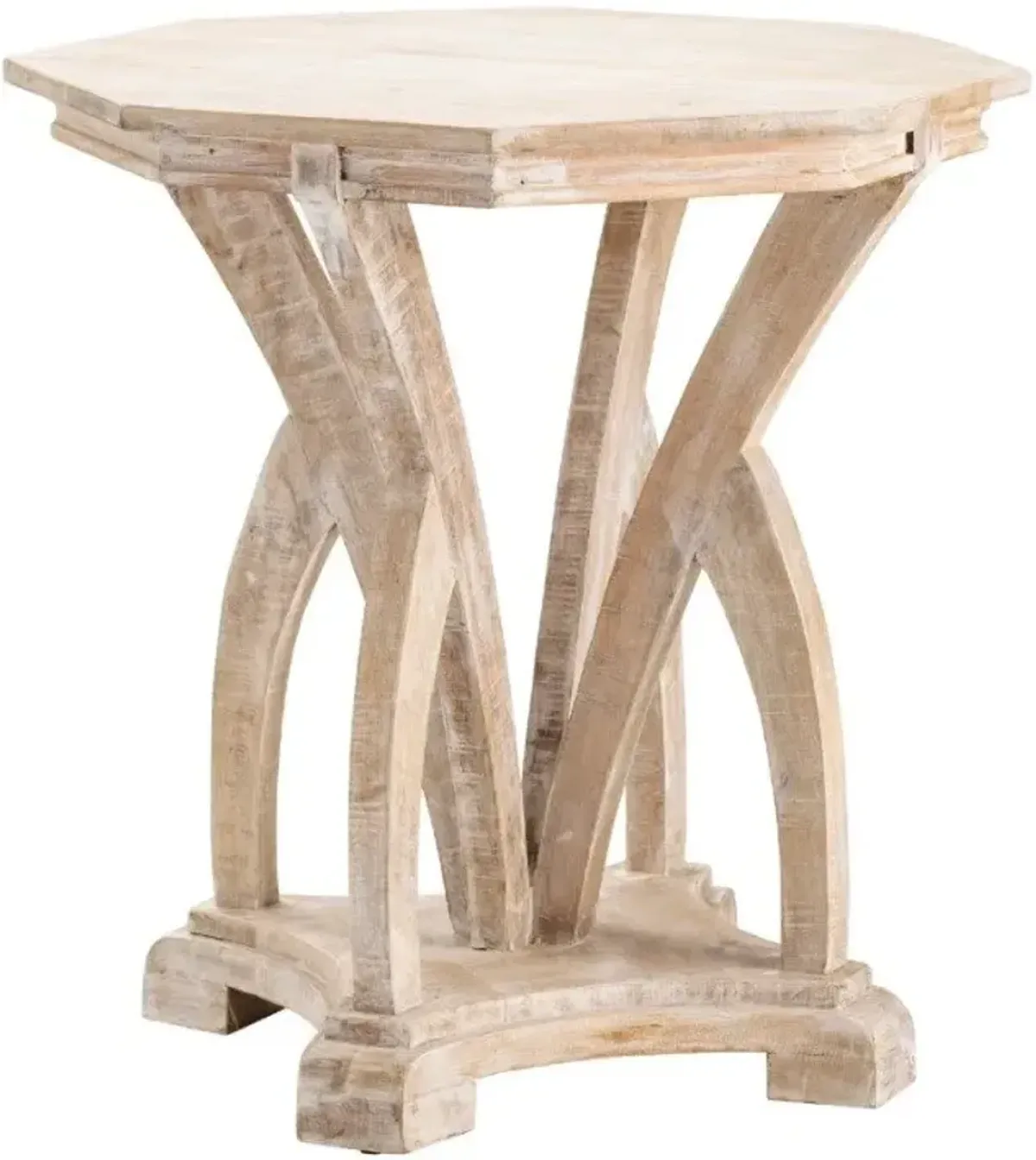 Crestview Evelyn Brown Accent Table