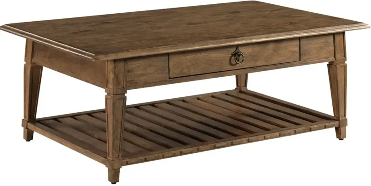 ANSLEY ATWOOD CINNAMON COFFEE TABLE