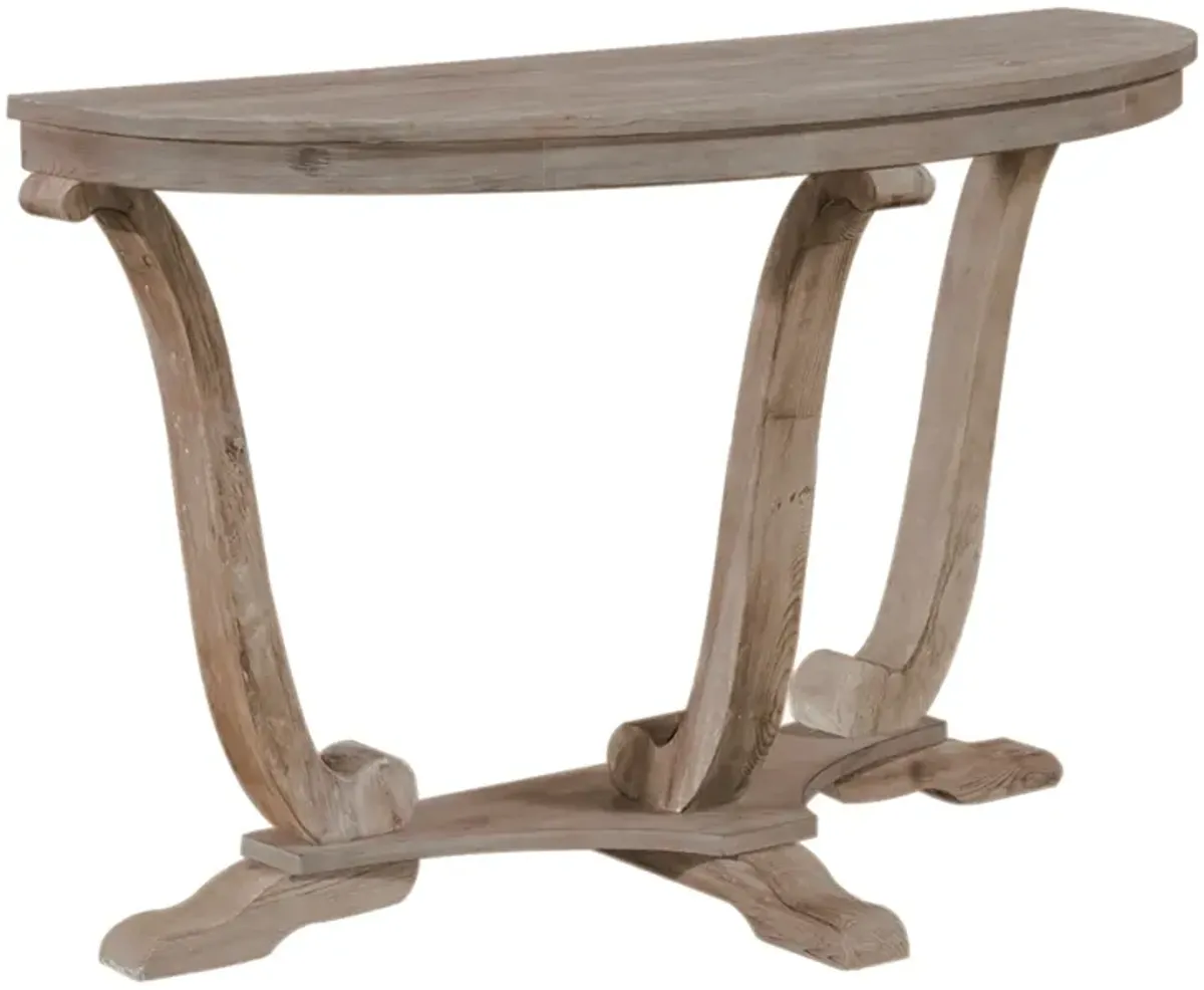 Liberty Furniture Greystone Mill Whitewashed Sofa Table