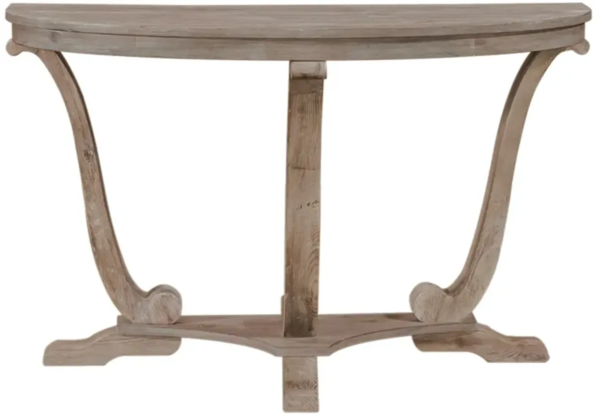 Liberty Furniture Greystone Mill Whitewashed Sofa Table