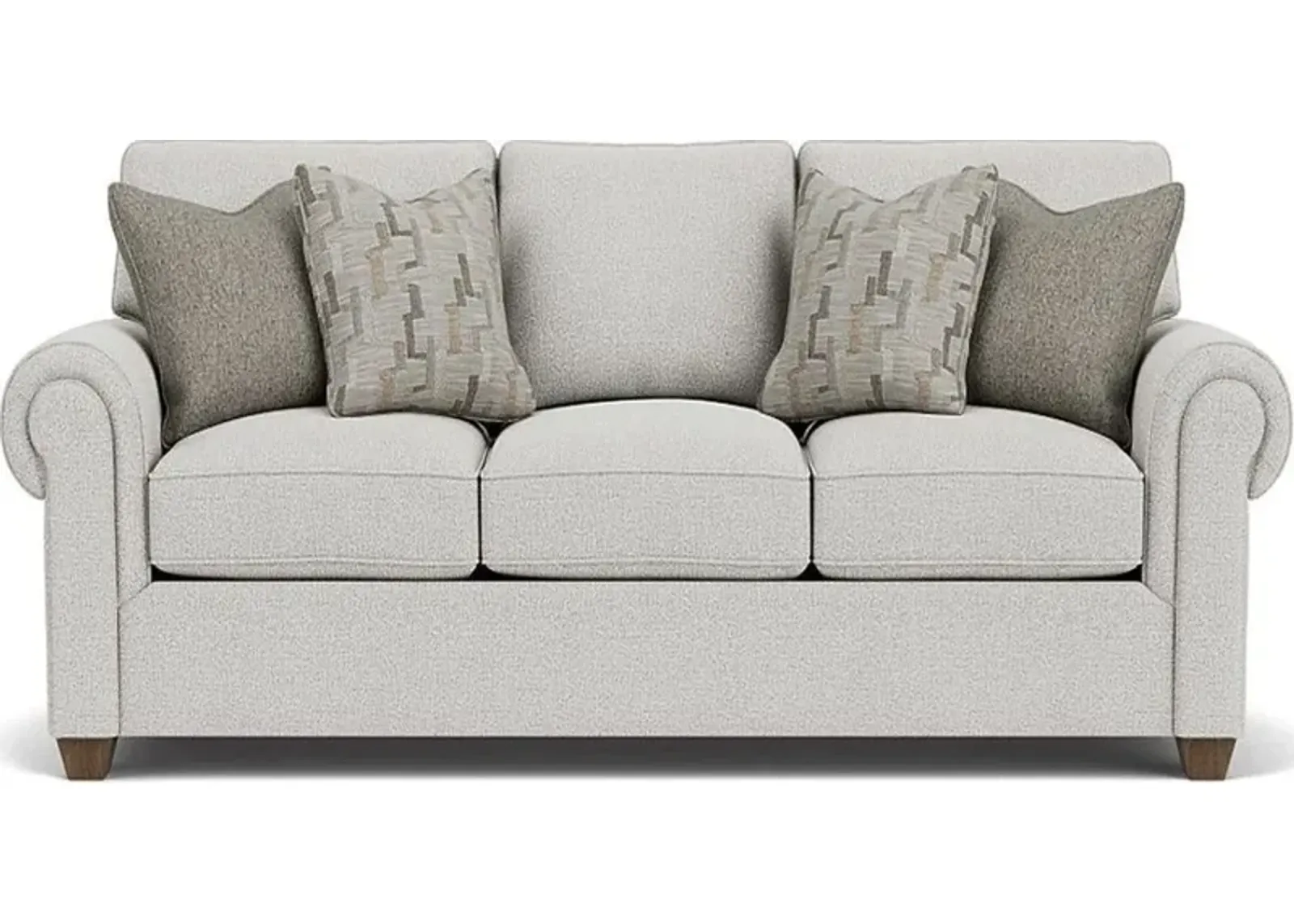 Flexsteel Carson Silver Glacier Sofa