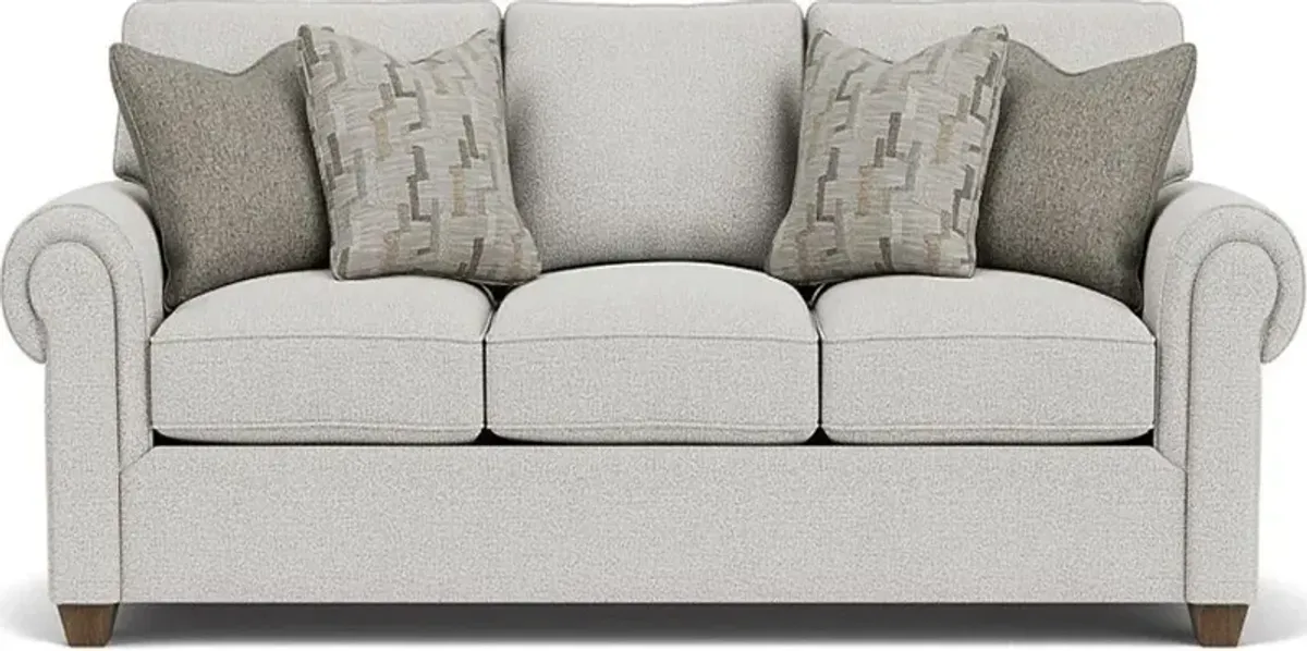 Flexsteel Carson Silver Glacier Sofa