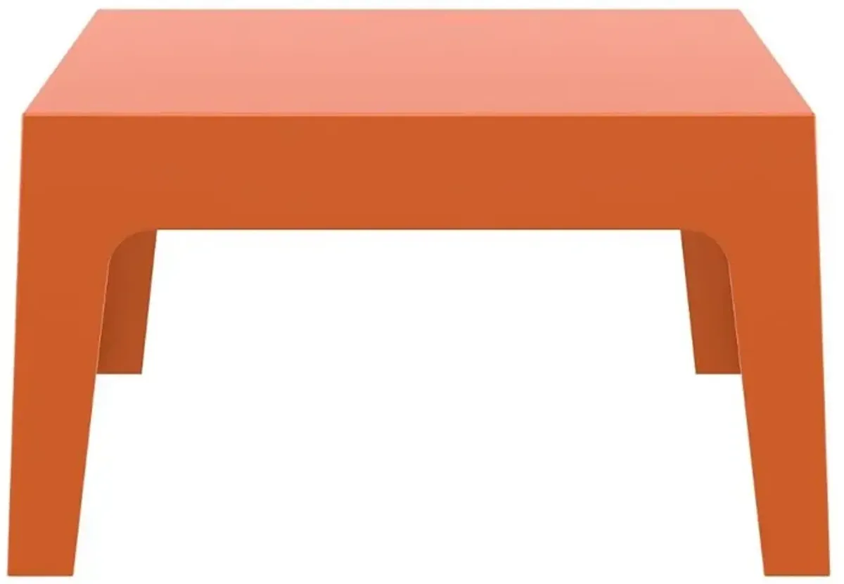 Compamia Box Resin Outdoor Coffee Table Orange