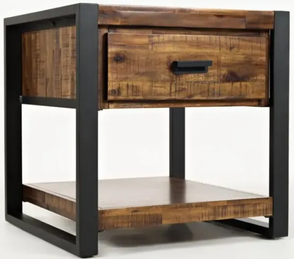 Jofran Loftworks End Table with Drawer