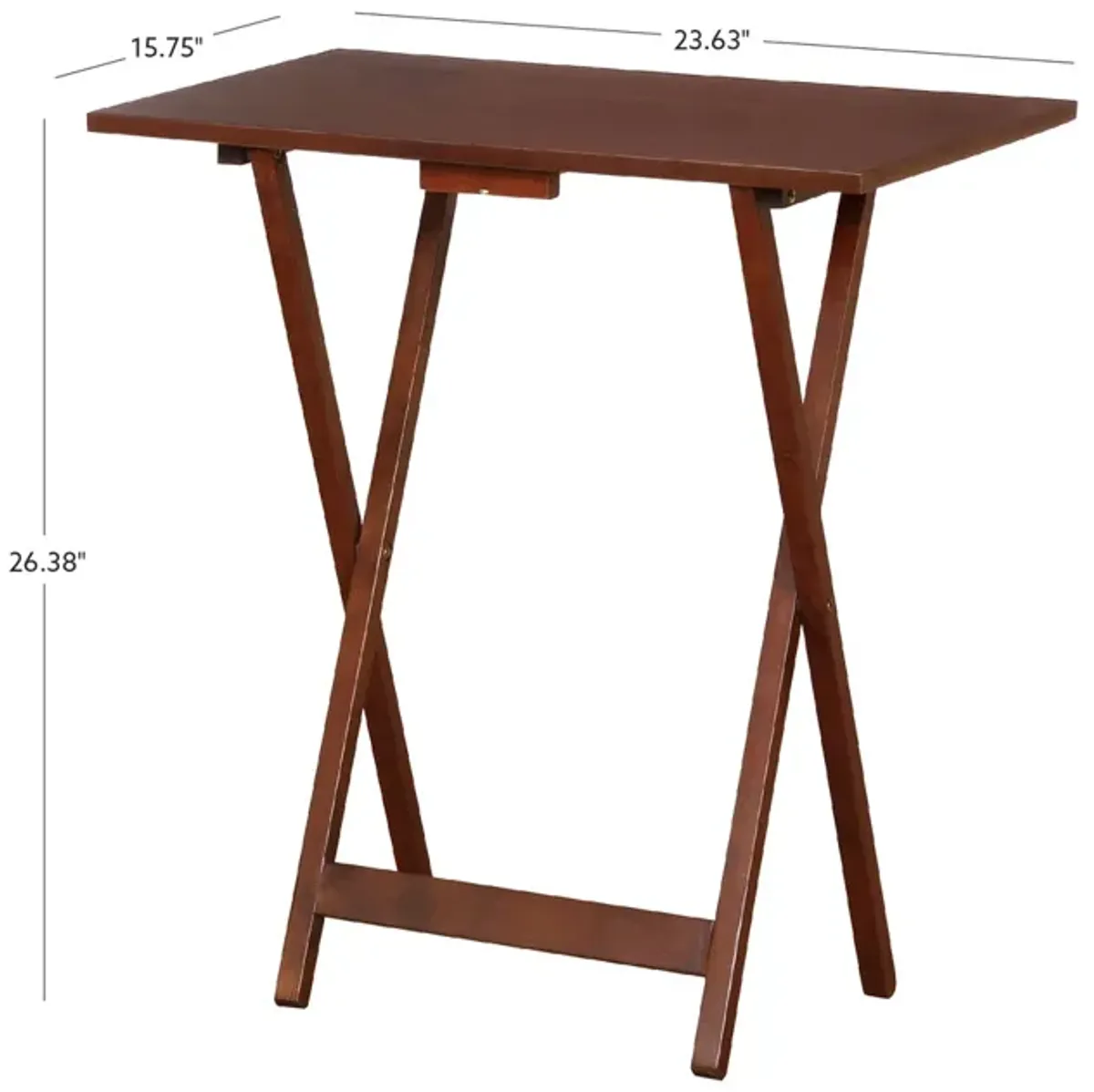 Powell Hazelnut Tray Tables