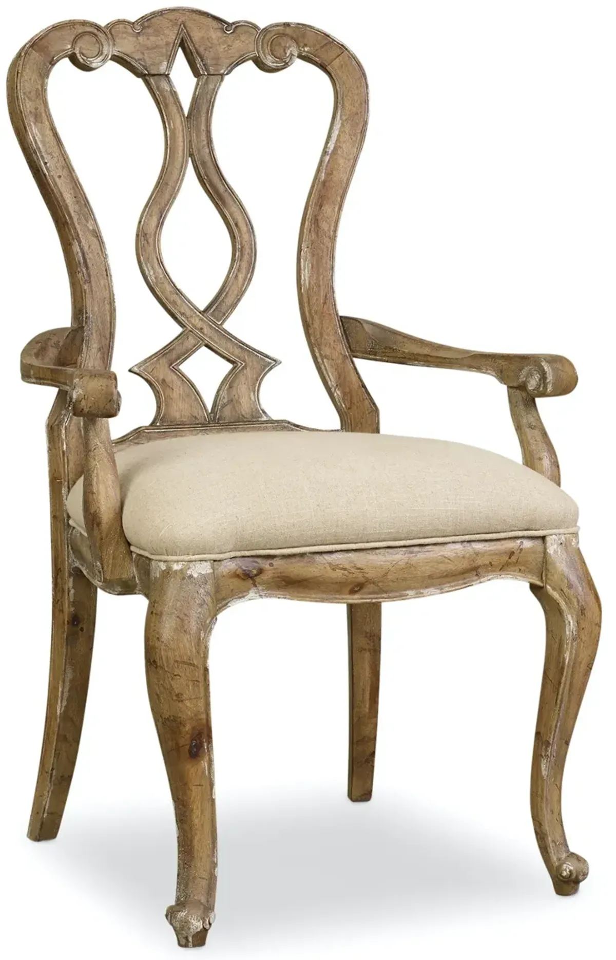 Hooker Furniture Chatelet Splatback Caramel Froth Armchair