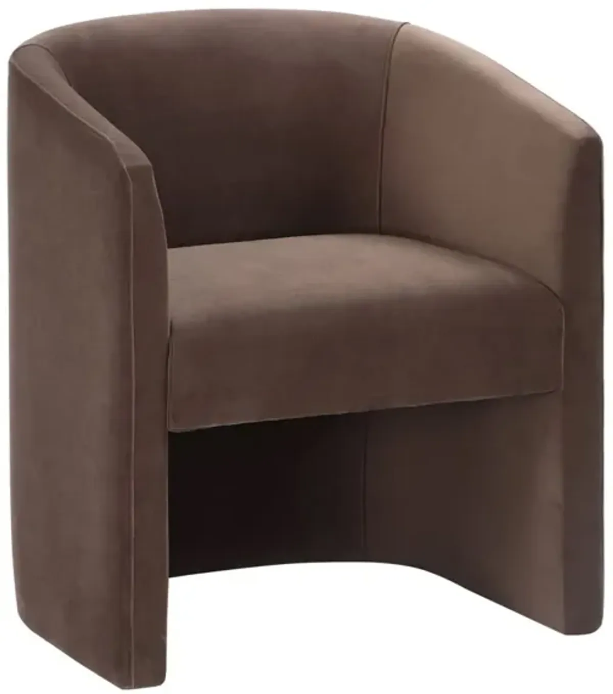 Steve Silver Iris Upholstered Barrel Chair Cocoa