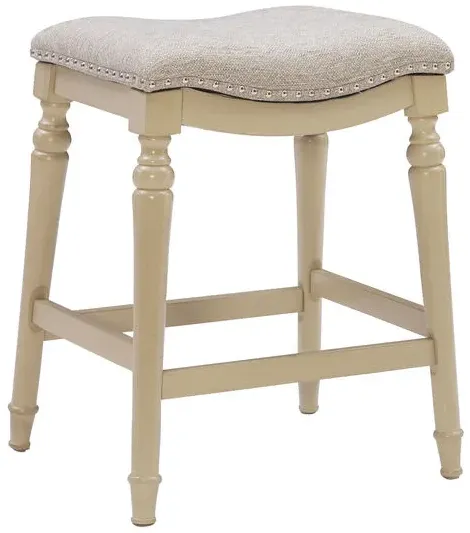 HAYES BIG & TALL COUNTER STOOL - CREAM