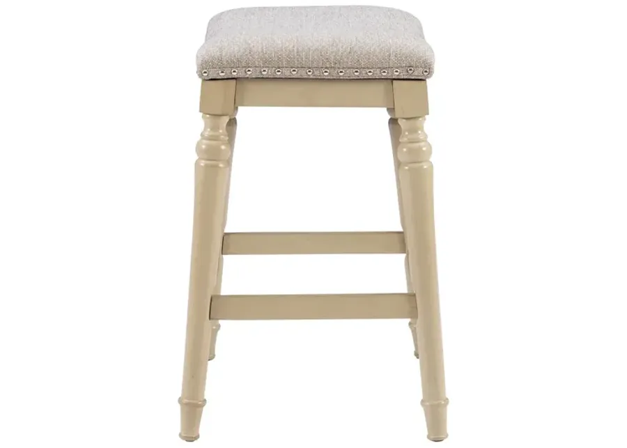 HAYES BIG & TALL COUNTER STOOL - CREAM