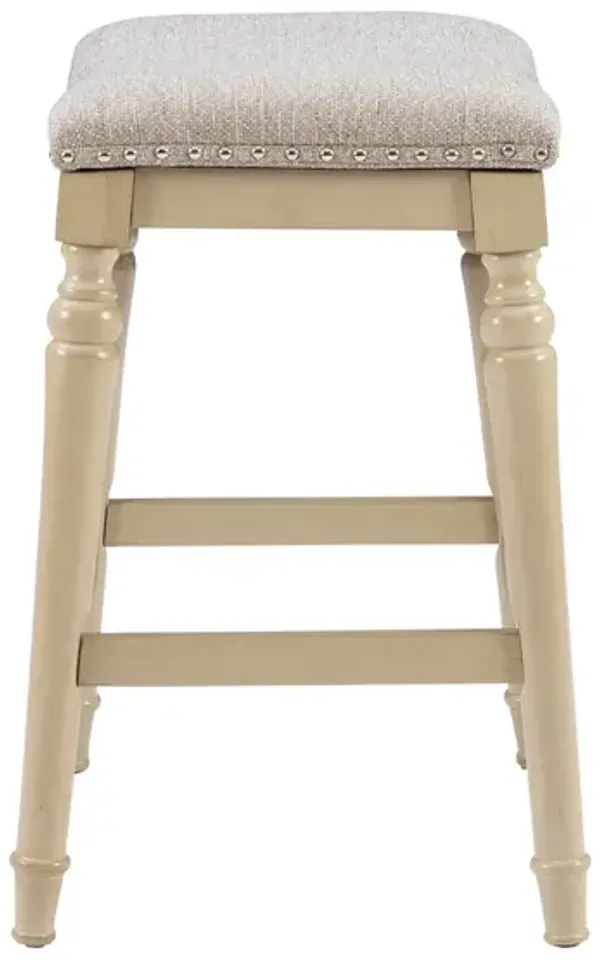 Powell Hayes Big & Tall Counter Stool Cream