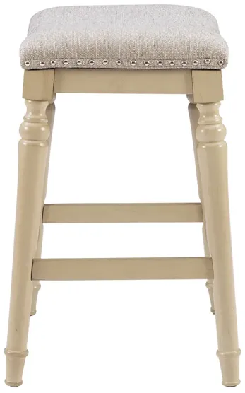 HAYES BIG & TALL COUNTER STOOL - CREAM