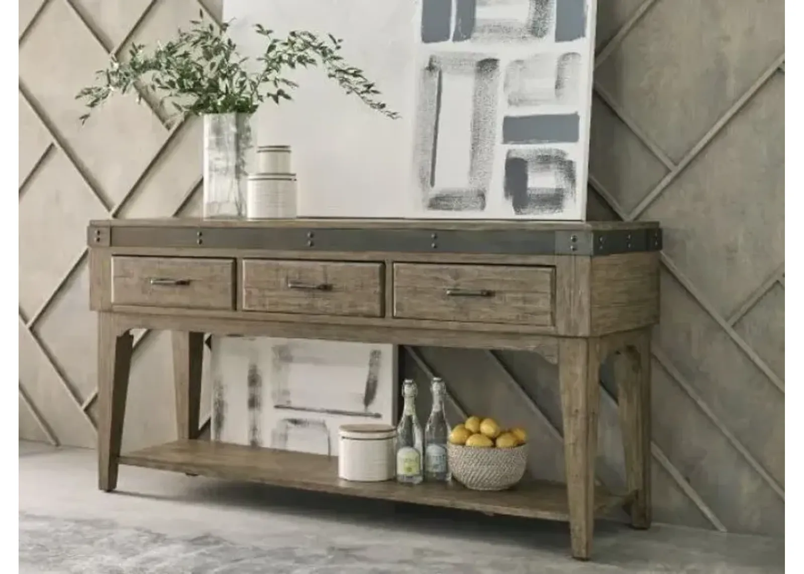 Kincaid Plank Road Artisans Sideboard in Stone