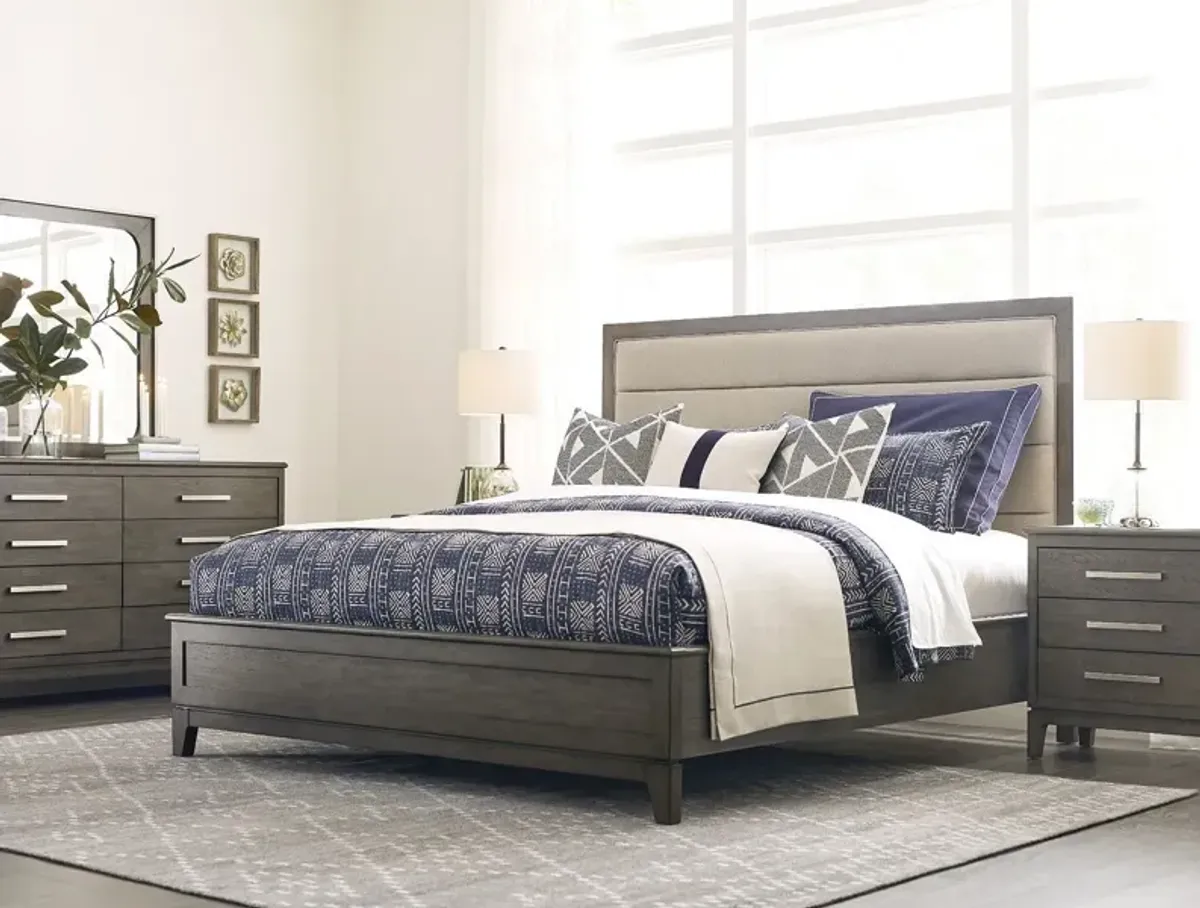 Kincaid Ross Upholstered Panel Bed Cascade King Headboard