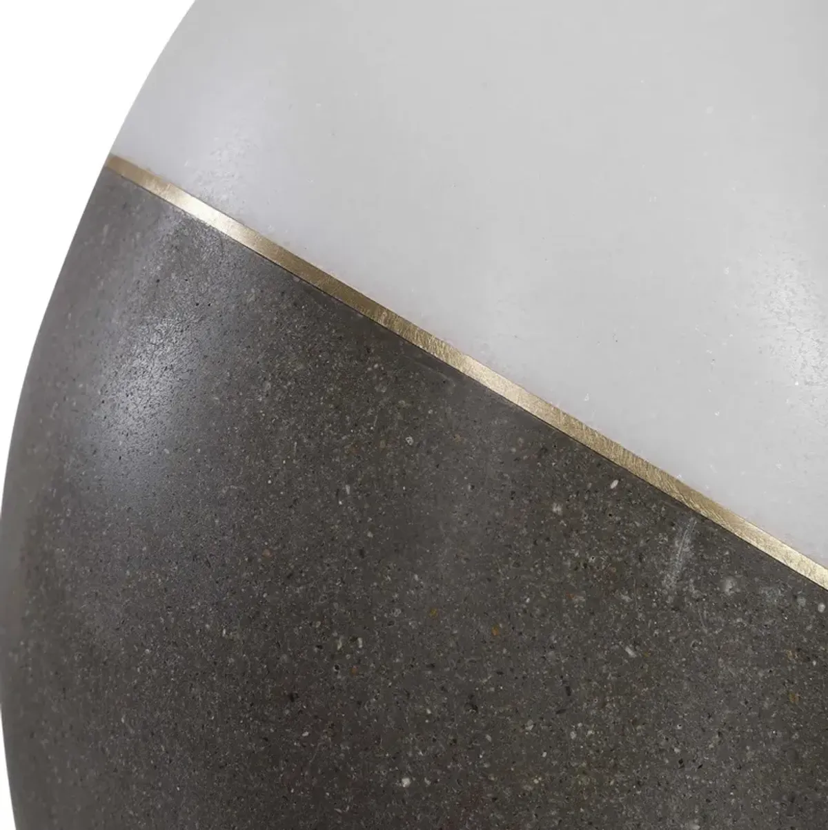 Uttermost Tanali Charcoal & White Modern Table Lamp