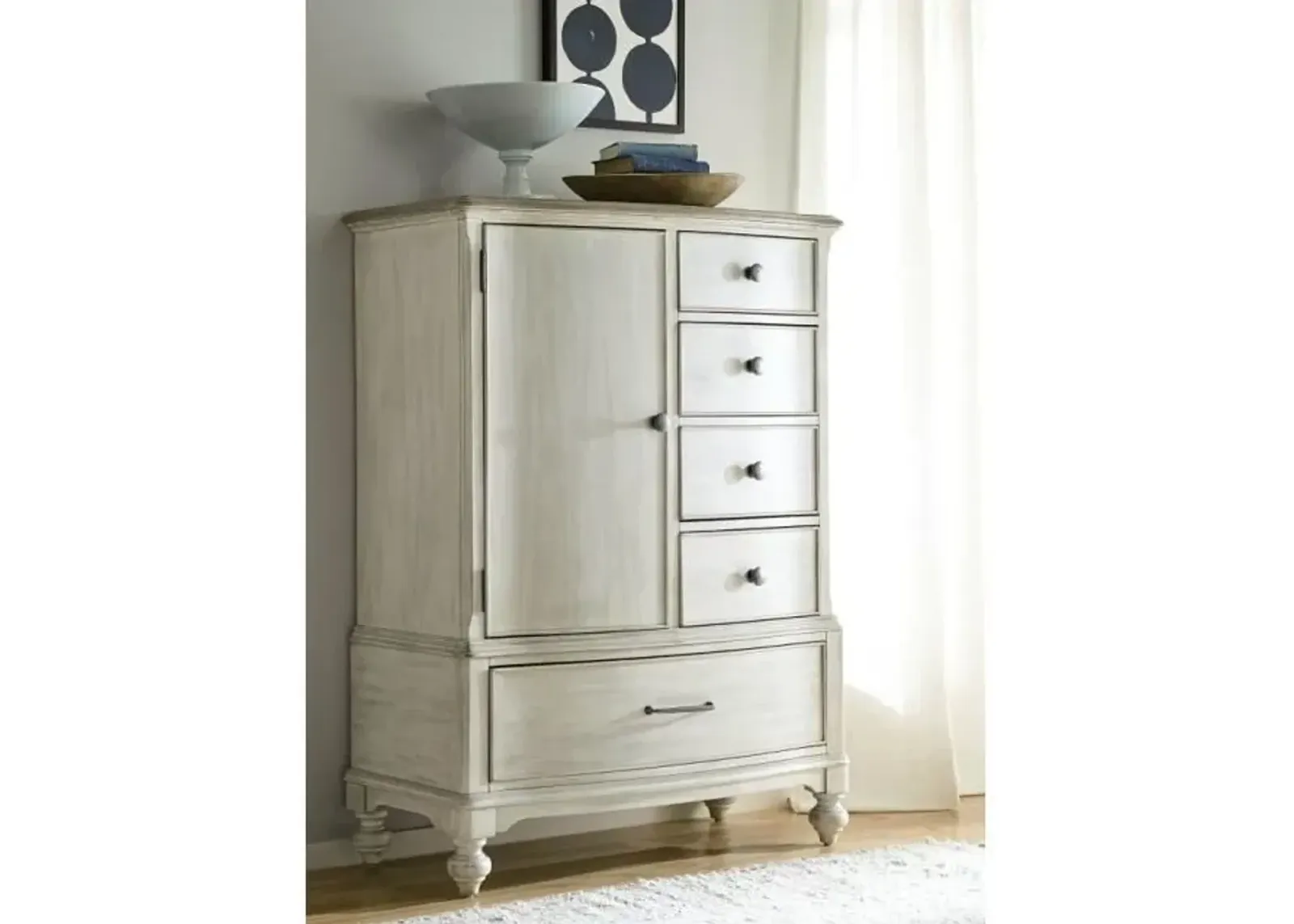 DOOR CHEST (5 DRAWER 1 DOOR) - LITCHFIELD