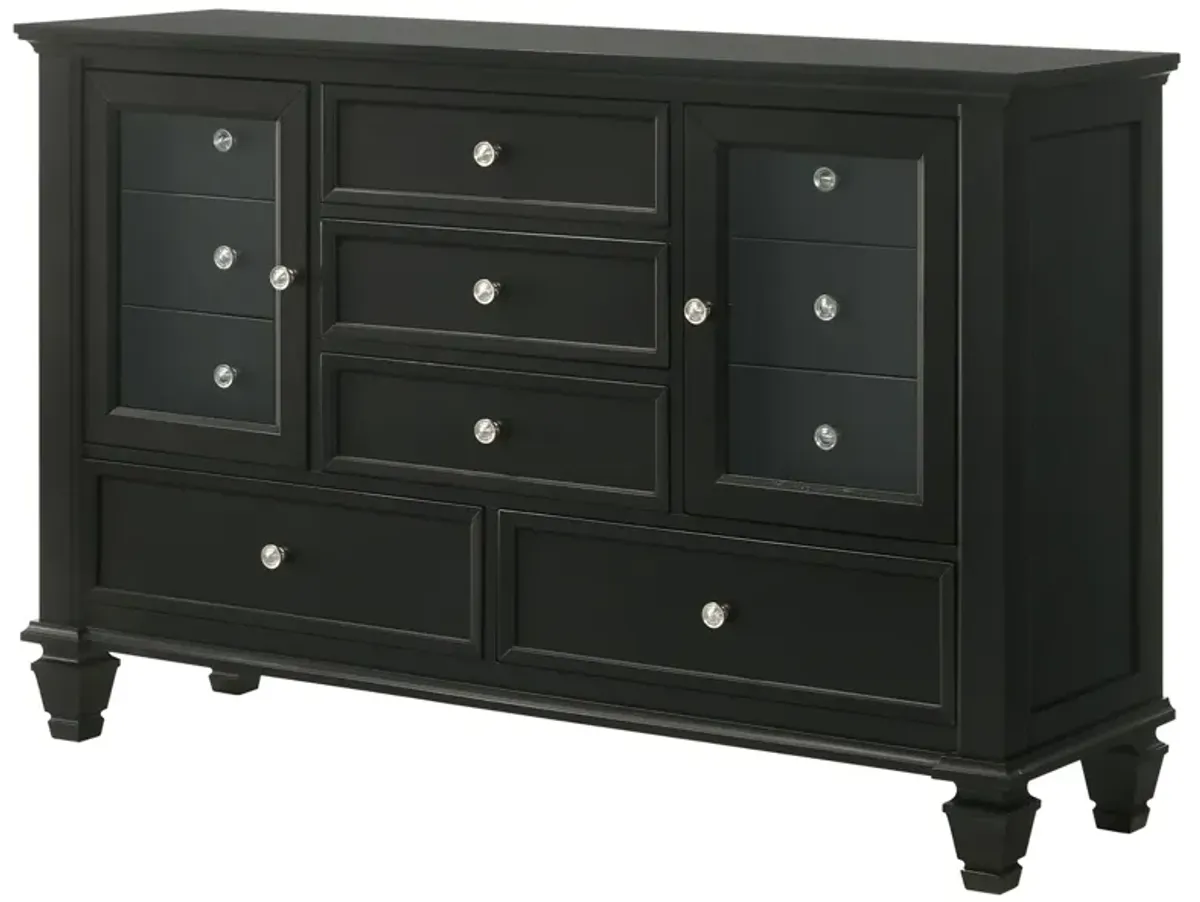 Coaster Sandy Beach 11-Drawer Dresser Black