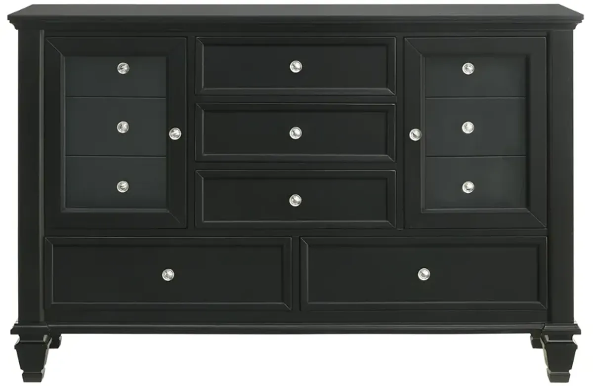 Coaster Sandy Beach 11-Drawer Dresser Black