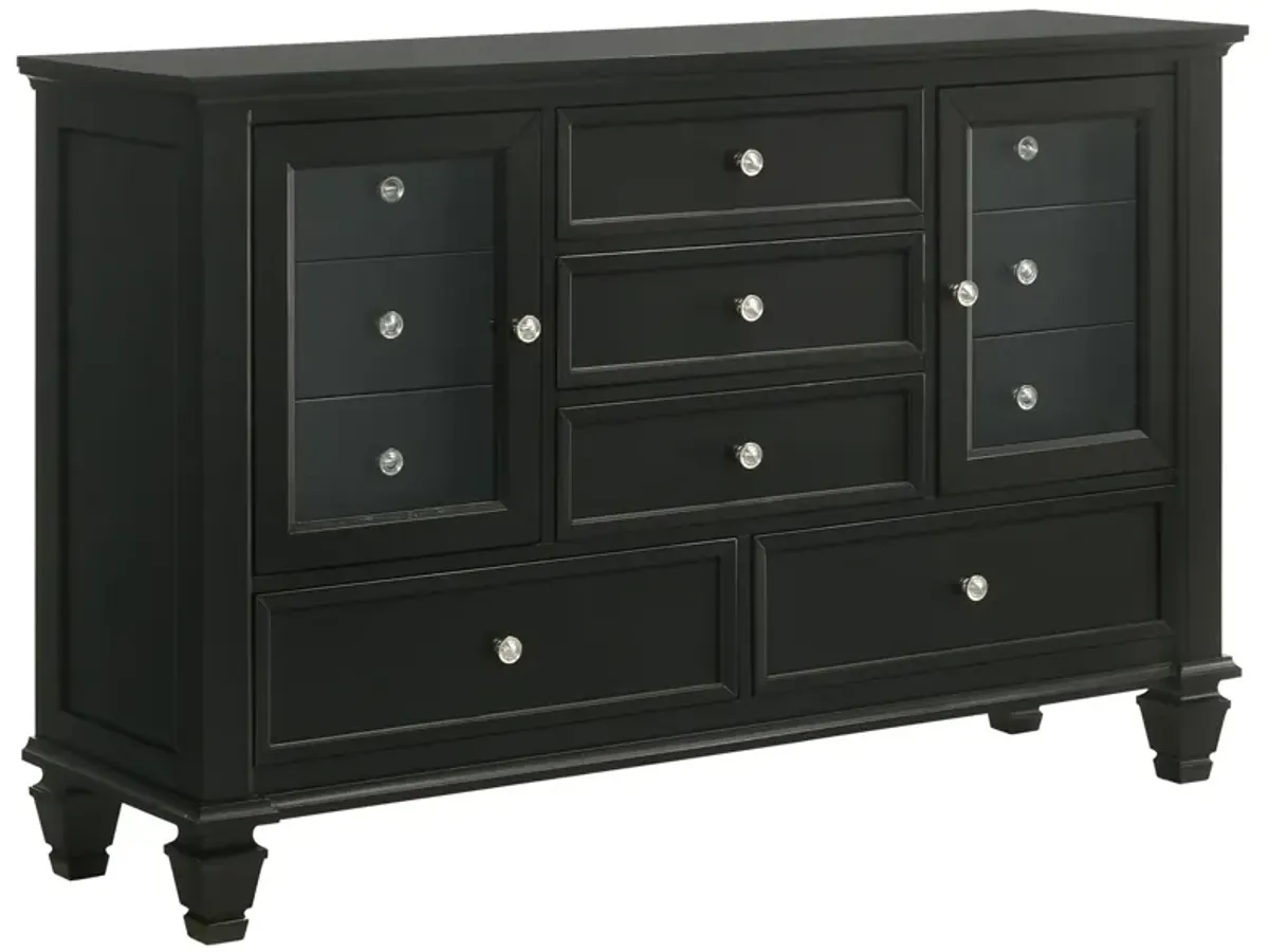 Coaster Sandy Beach 11-Drawer Dresser Black