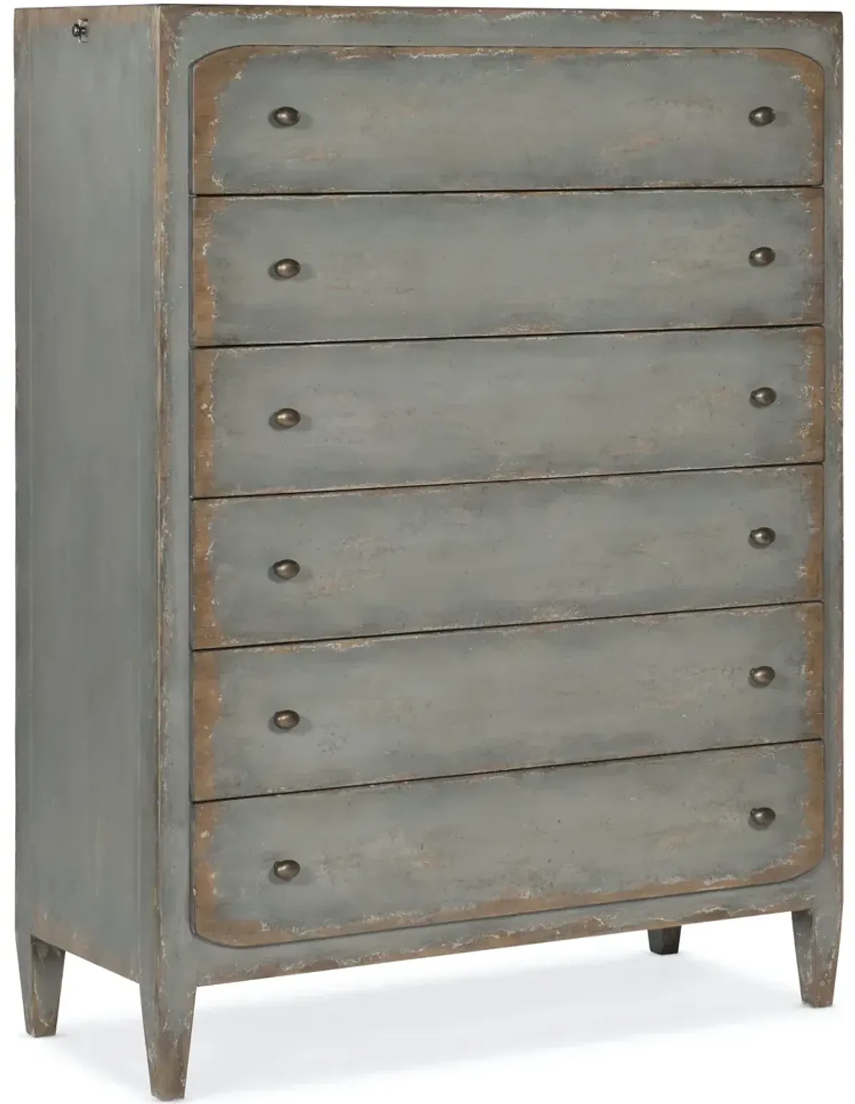 Hooker Furniture Ciao Bella 6-Drawer Chest Speckled Gray