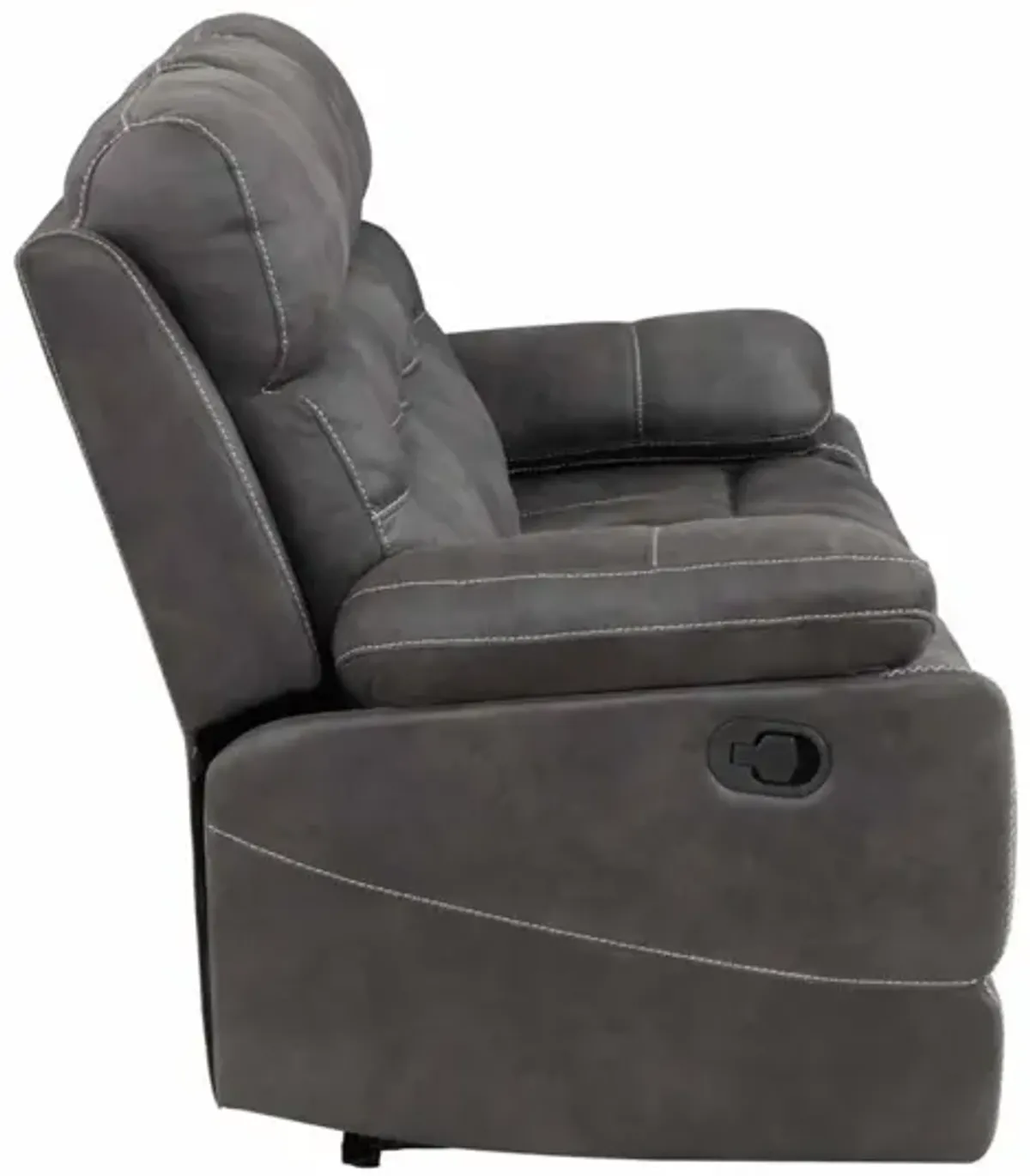 Steve Silver Rudger Manual Reclining Sofa Gray