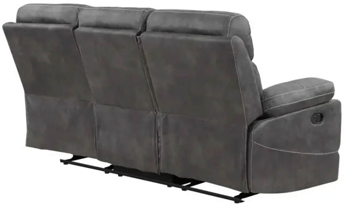 Steve Silver Rudger Manual Reclining Sofa Gray