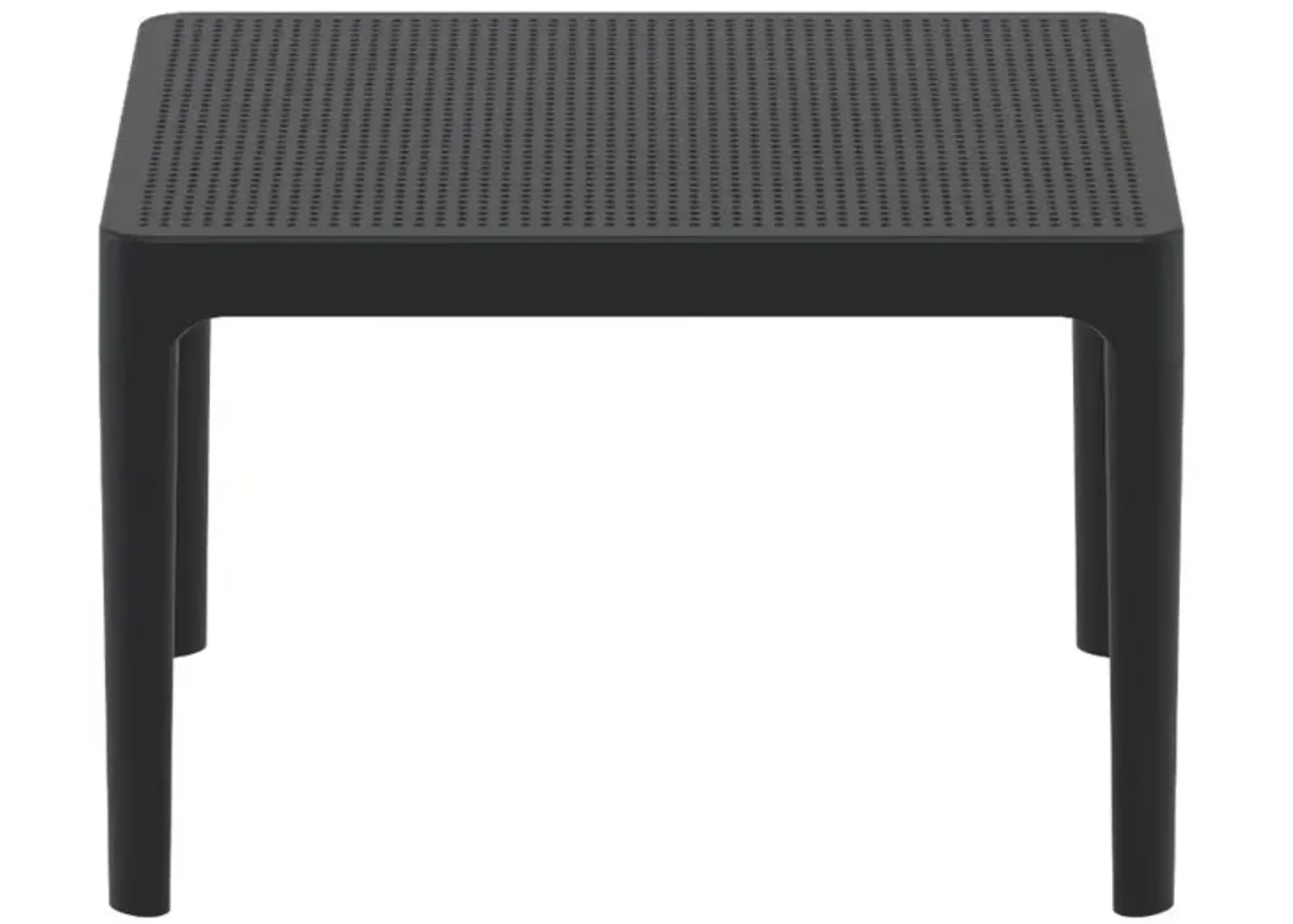 24 Inch Outdoor Sky Side Table Black