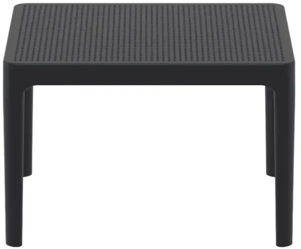 Compamia 24 Inch Outdoor Sky Side Table Black