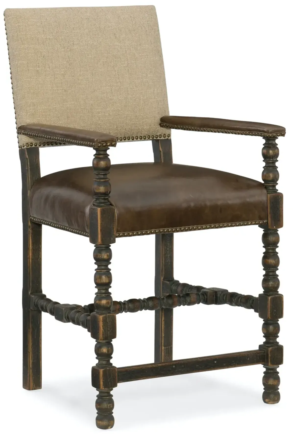 Hooker Furniture Comfort Leather Counter Stool