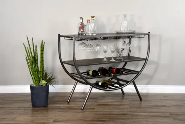 HOMESTEAD TOBACCO LEAF WINE RACK SERVER