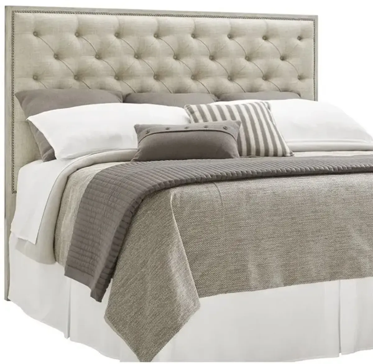 Oyster Bay by Lexington Sag Harbor Tufted Upholstered Queen Headboard