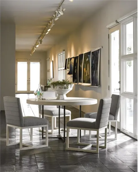 MODERN CARTER SKY SILVER/QUARTZ SIDE CHAIR