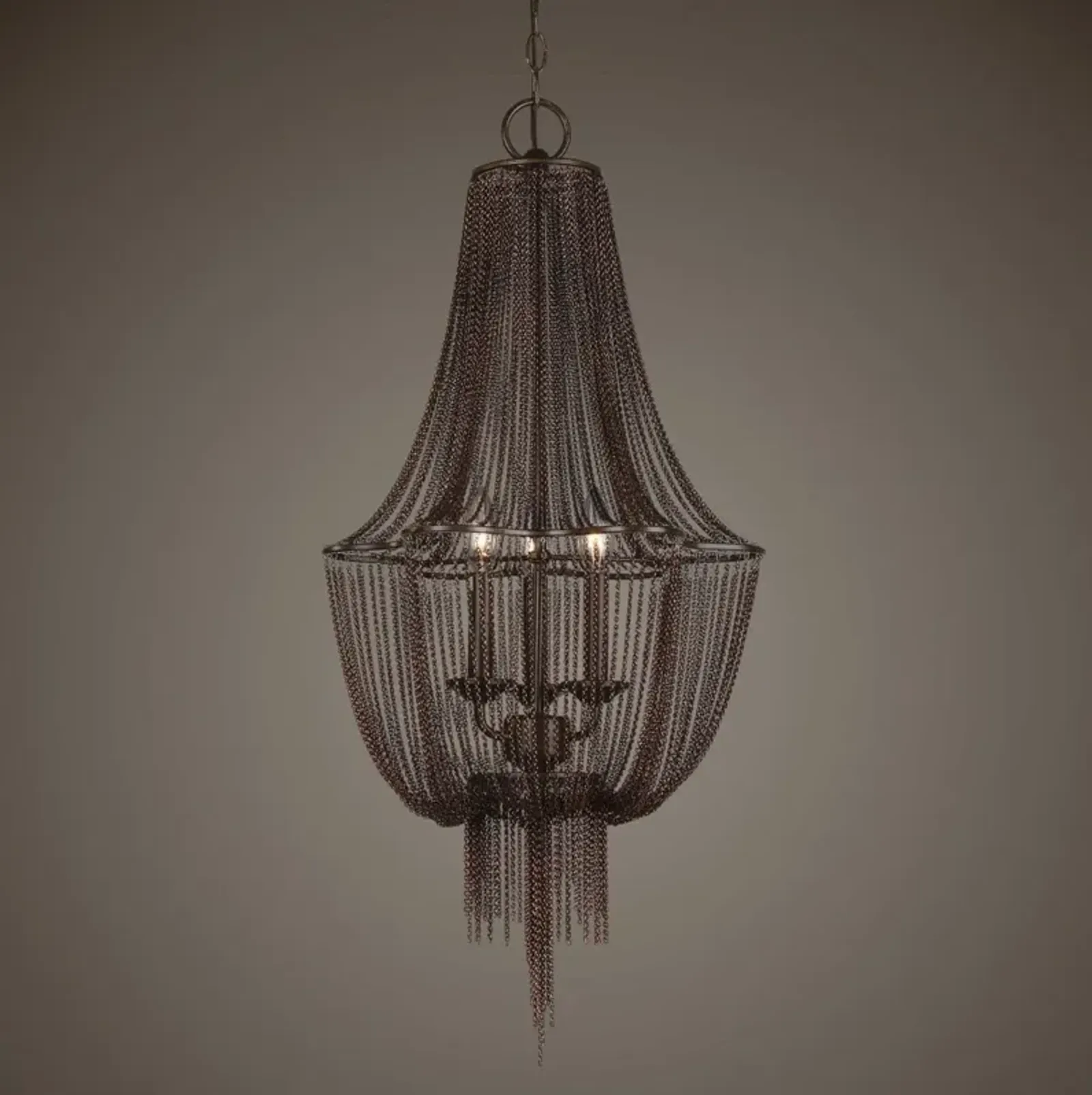 Uttermost Lezzeno Bronze Chandelier