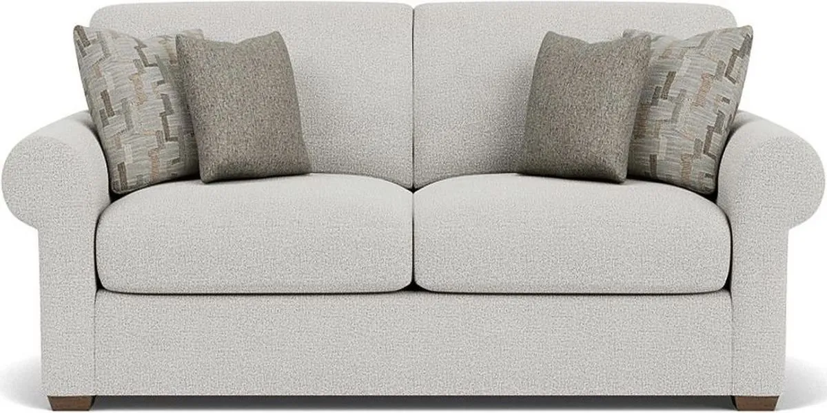 RANDALL SILVER GLACIER TWO-CUSHION SOFA