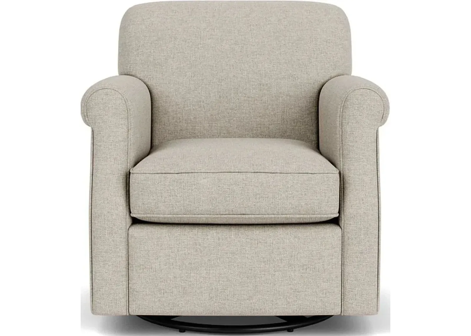 Flexsteel South Haven Silver Driftwood Swivel Chair