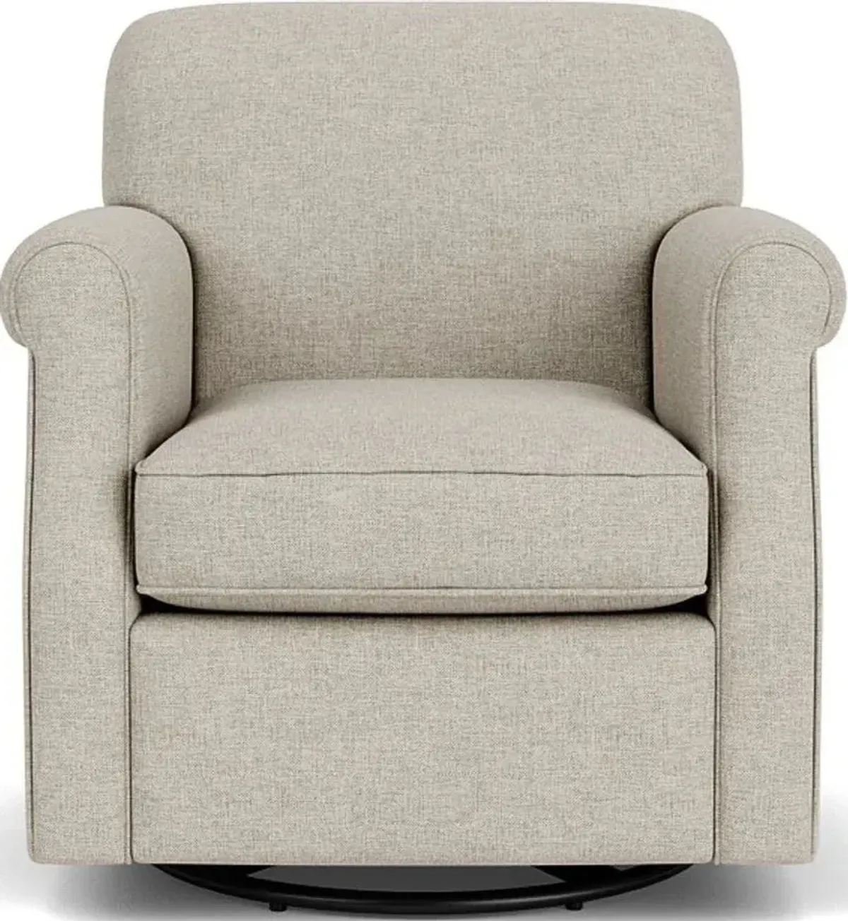 Flexsteel South Haven Silver Driftwood Swivel Chair