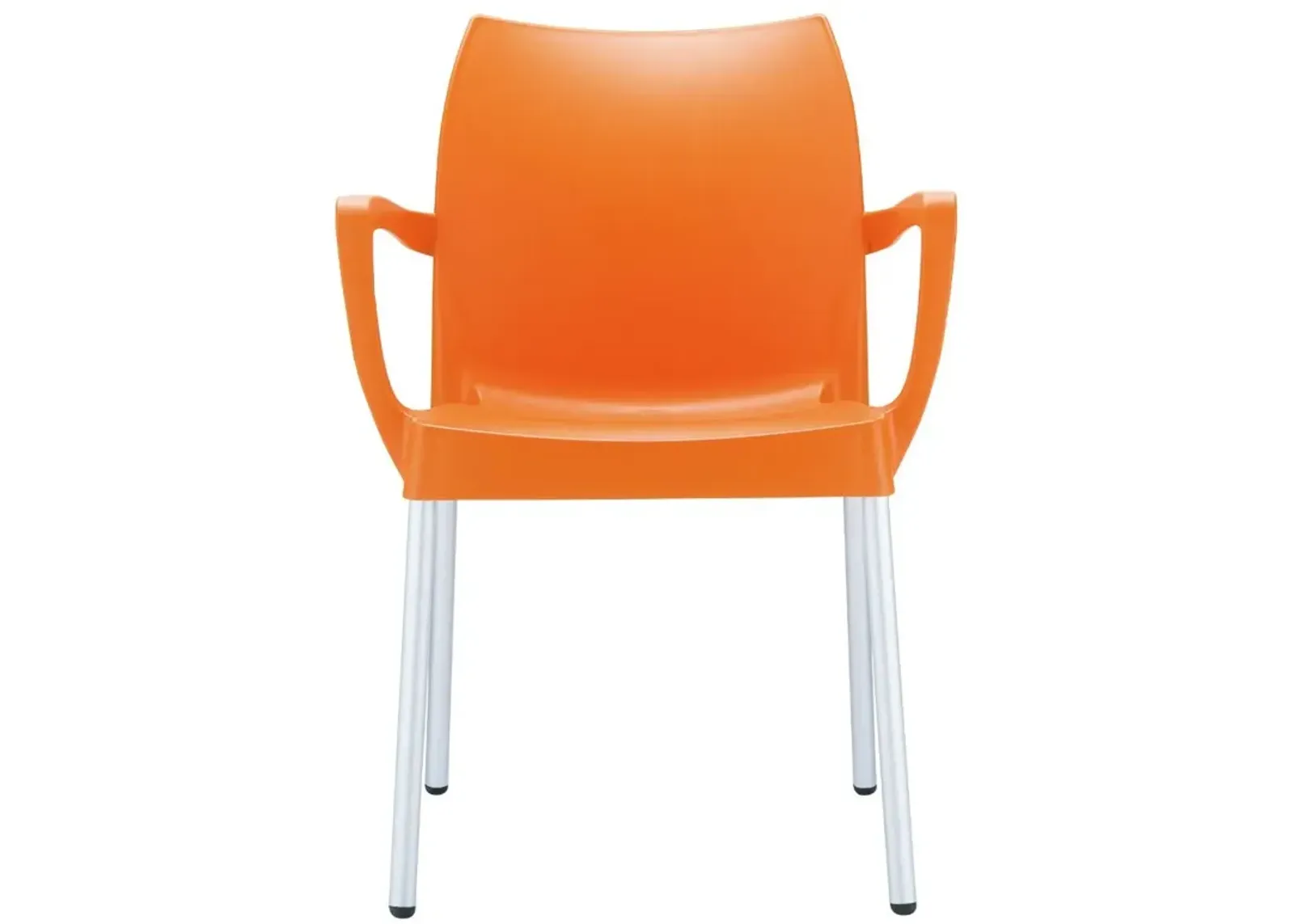 Compamia Dolce Resin Outdoor Arm Patio Chair Orange