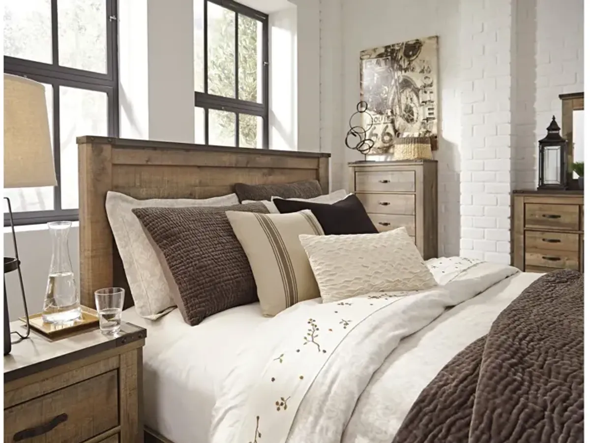 Ashley Trinell Rustic Brown Queen Panel Headboard