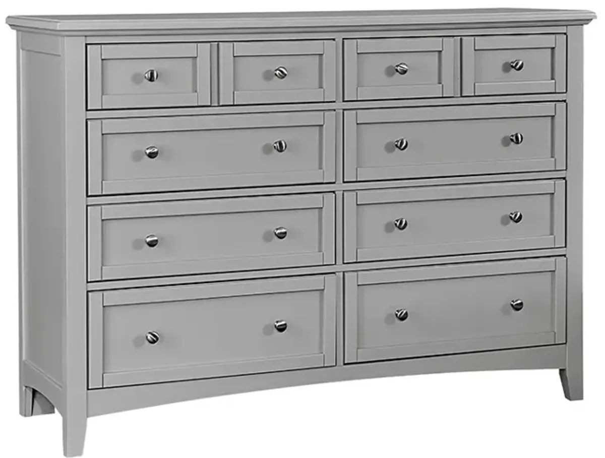 Vaughan-Bassett Bonanza Gray Triple 8-Drawer Dresser