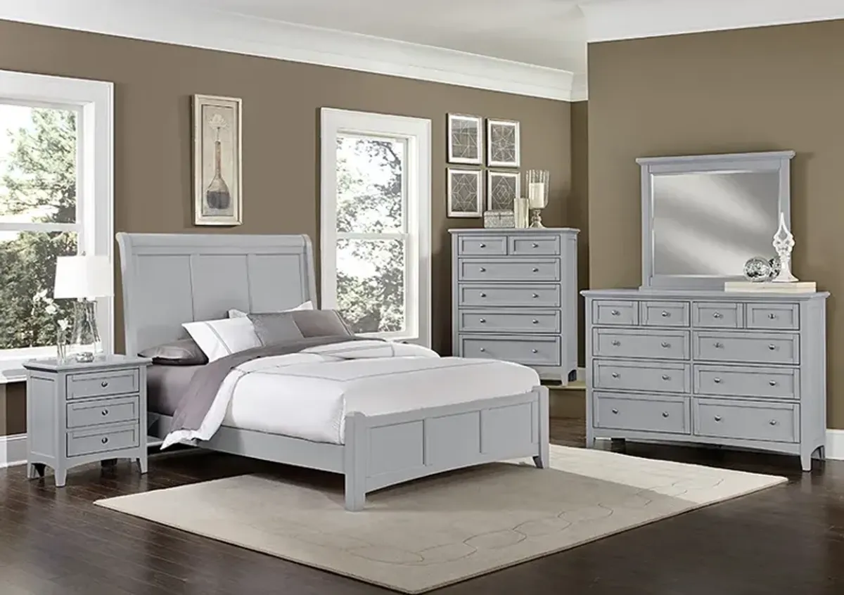 Vaughan-Bassett Bonanza Gray Triple 8-Drawer Dresser