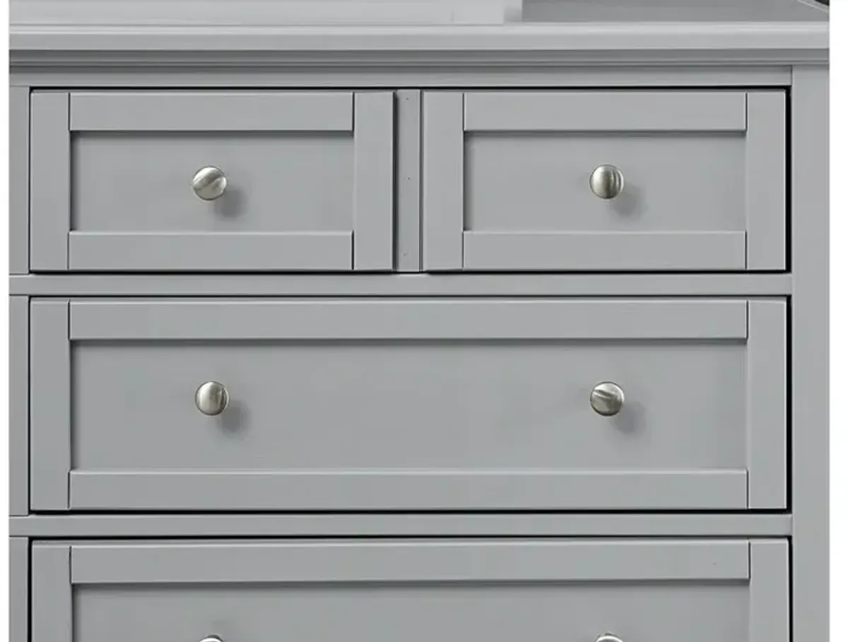 Vaughan-Bassett Bonanza Gray Triple 8-Drawer Dresser