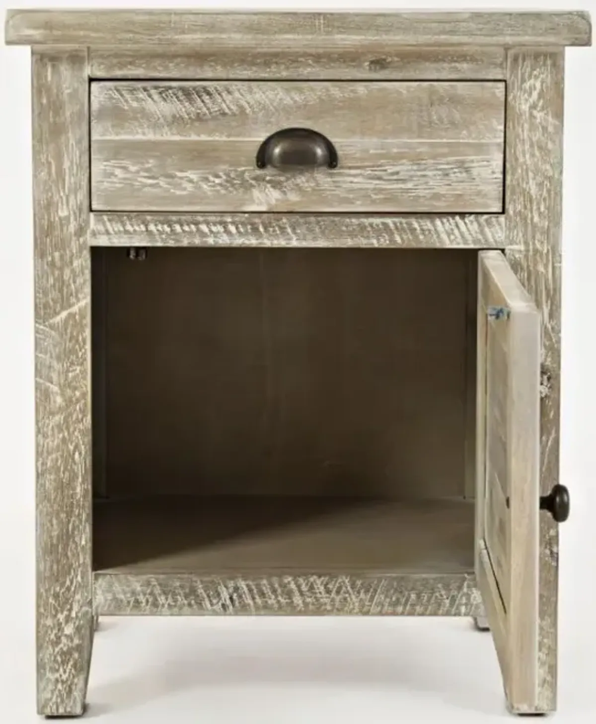 Jofran Artisan's Craft Accent Table Washed Grey