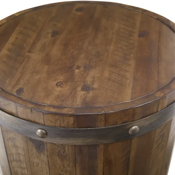 Uttermost Ceylon Walnut Accent Table