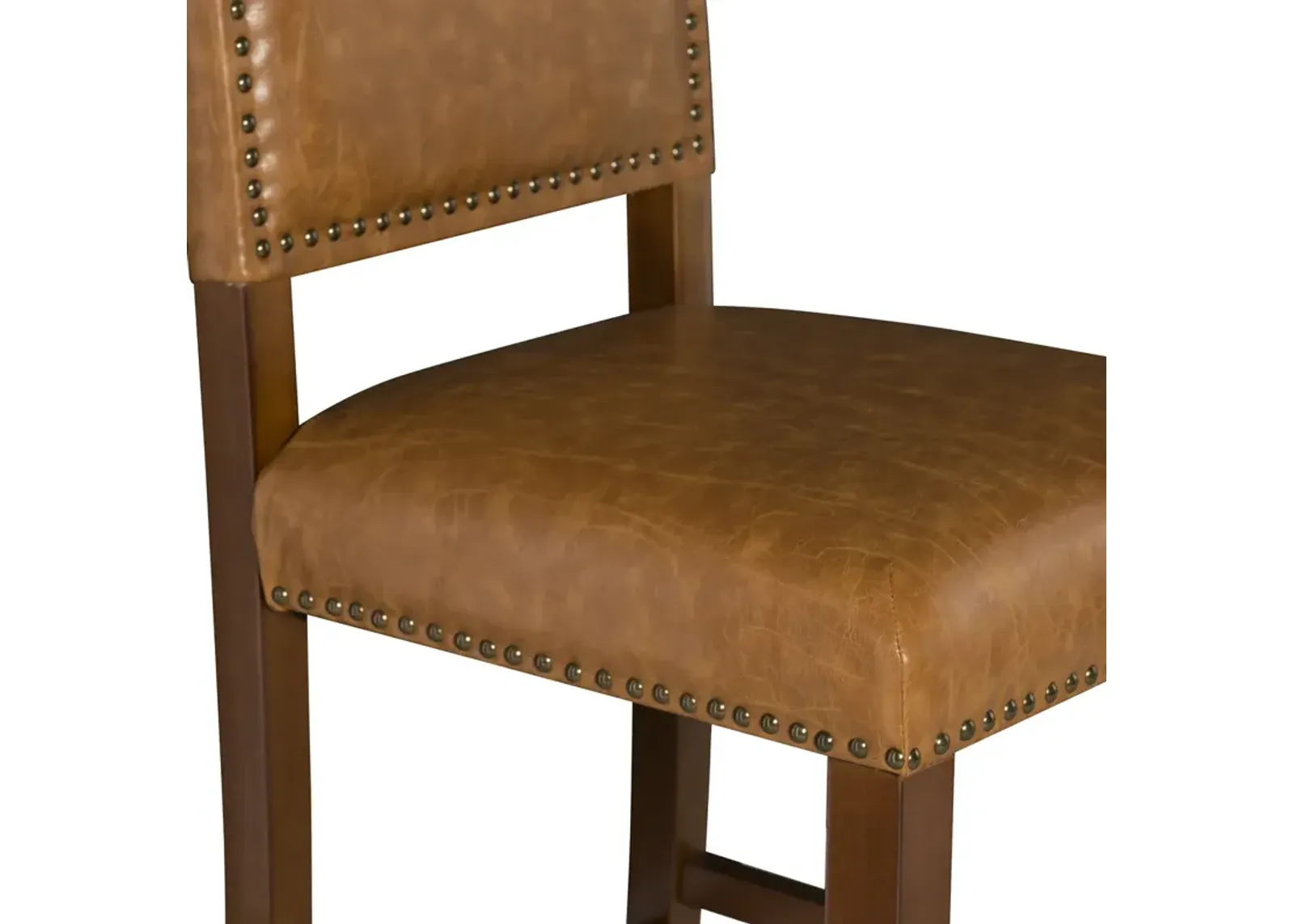 Linon 30 Inch Brook Bar Stool Caramel