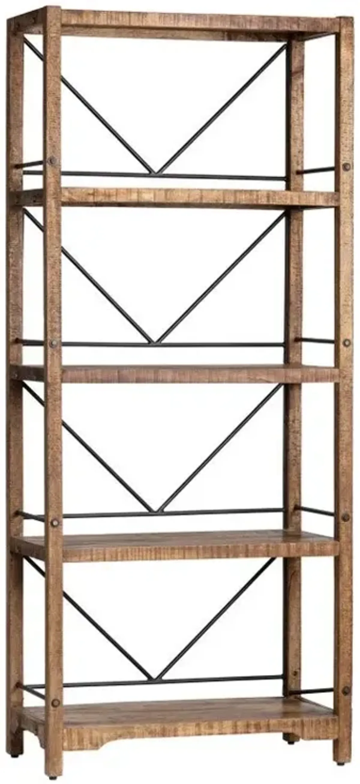 Crestview Winslow Brown Bookshelf