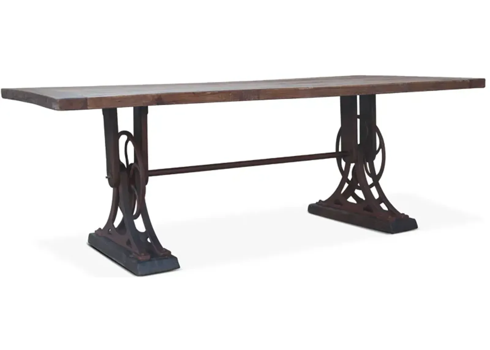 Home Trends Design Whitley 83-Inch Reclaimed Teak Wood Table