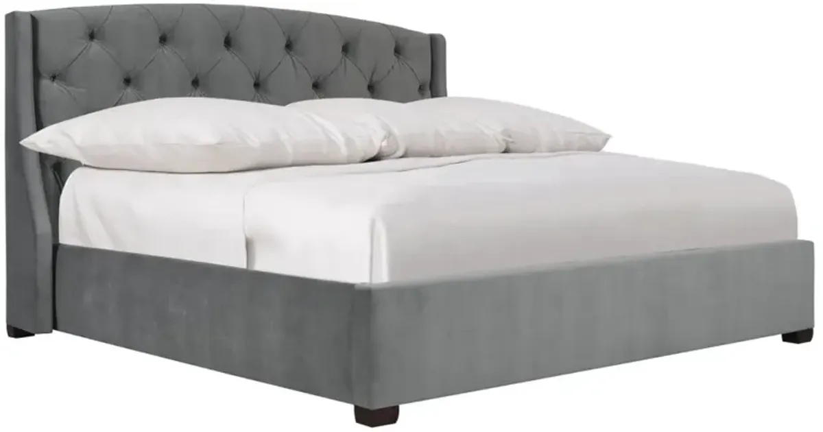 Bernhardt Jordan Fabric Shelter Extended Queen Bed