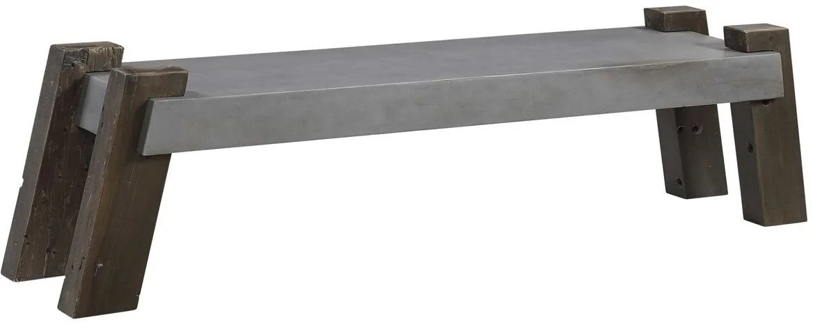 LAVIN GRAY INDUSTRIAL CONCRETE BENCH