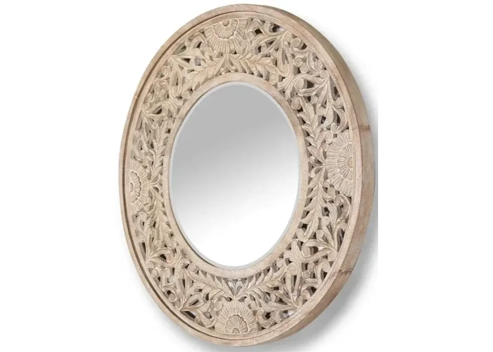 Parker House Crossings Eden Collection Wall Mirror in Toasted Tumbleweed Color