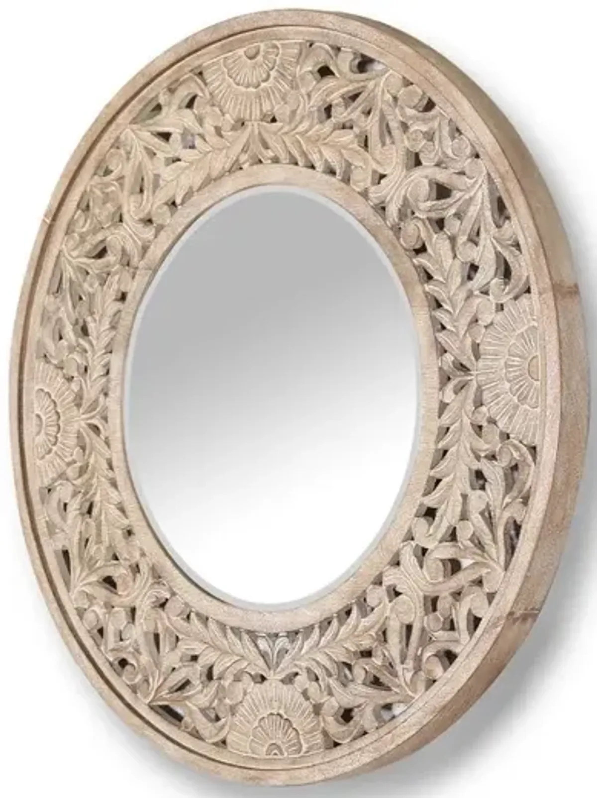 Parker House Crossings Eden Collection Wall Mirror in Toasted Tumbleweed Color