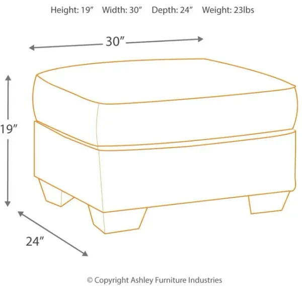 CALICHO OTTOMAN CASHMERE BENCHCRAFT